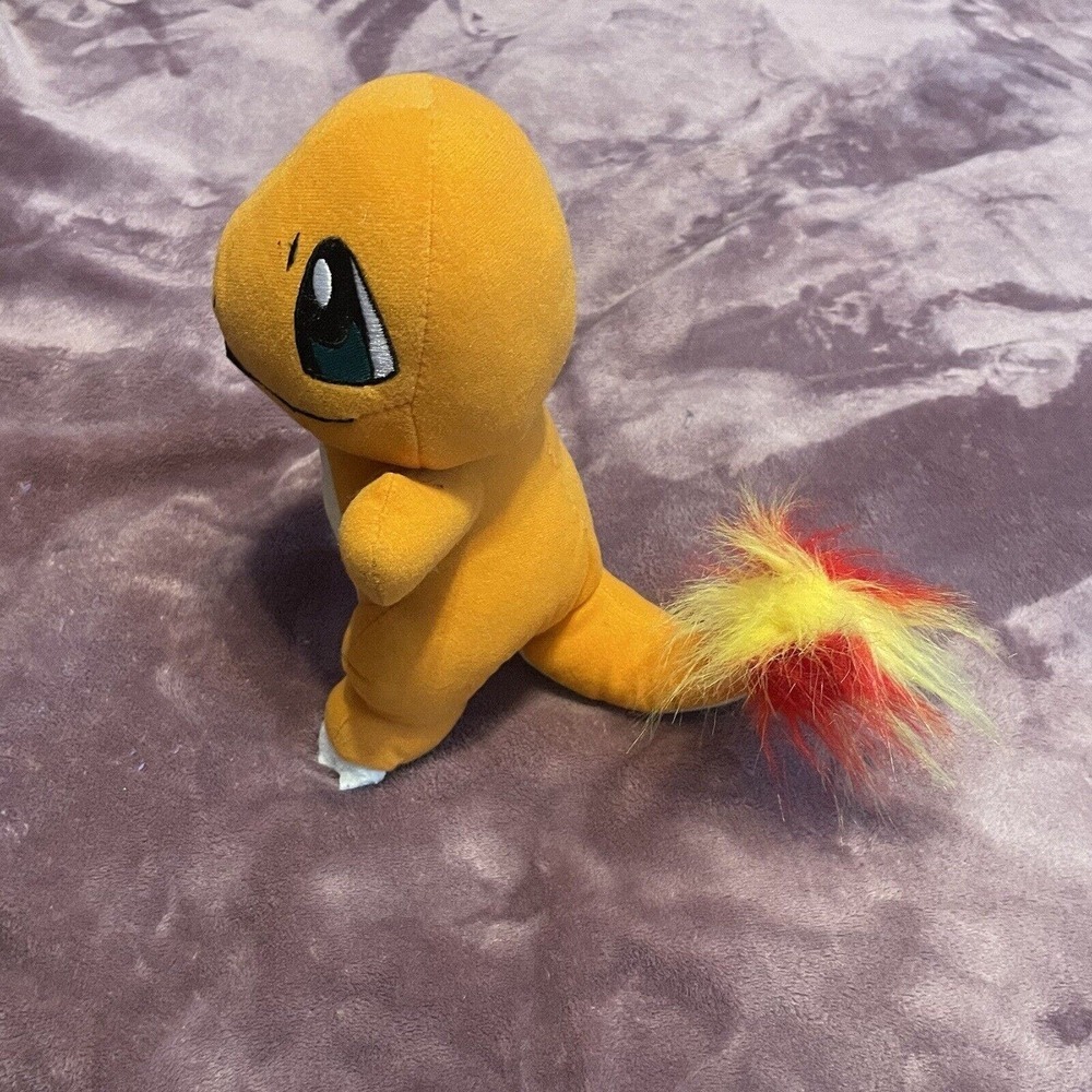 Charmander Pokemon Plush Toy Doll 8" Stuffed Animal 2016 Embroidered Eyes - Picture 3 of 5